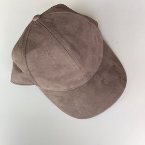 Tan Suede Hat - H&M